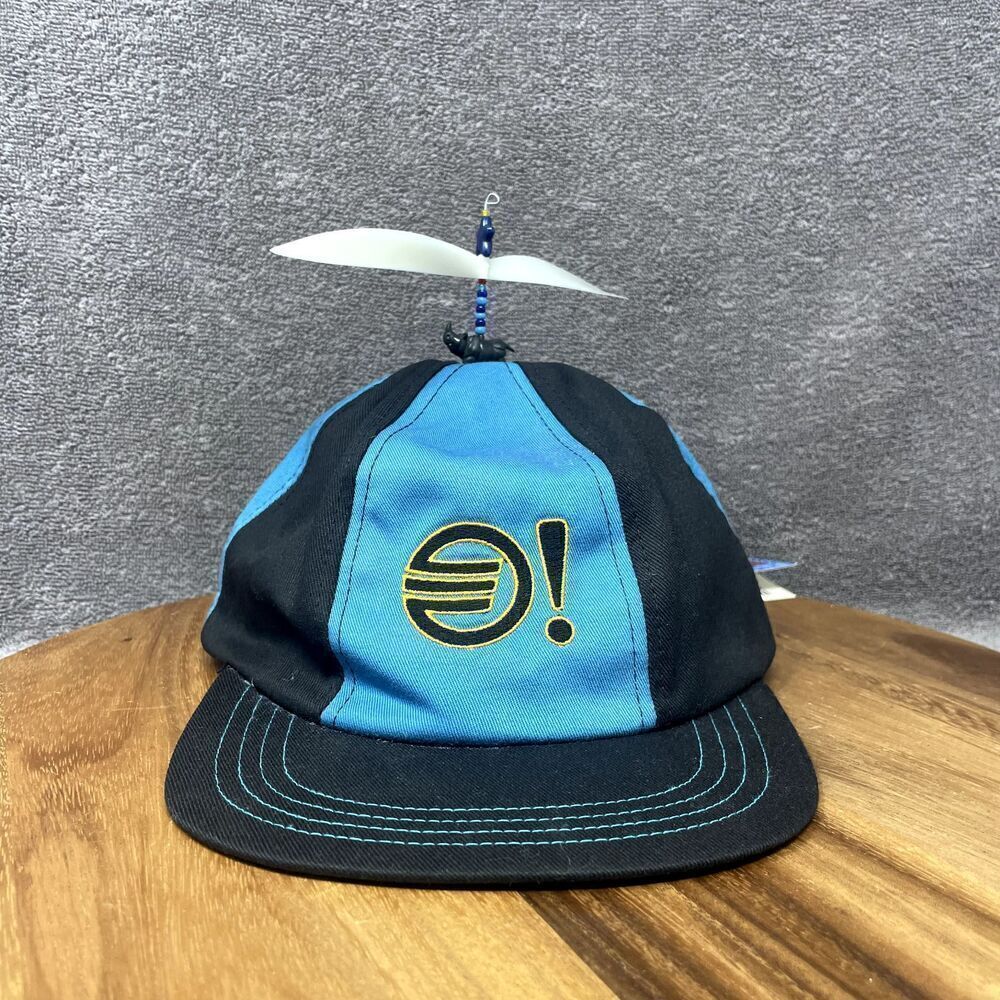 NEW Interstellar Propeller Black Blue Made in USA Hat Cap Size Large